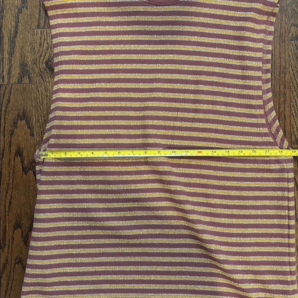 Pacsun Rose Compass Striped Textured Tank Top - Picture 2 of 4